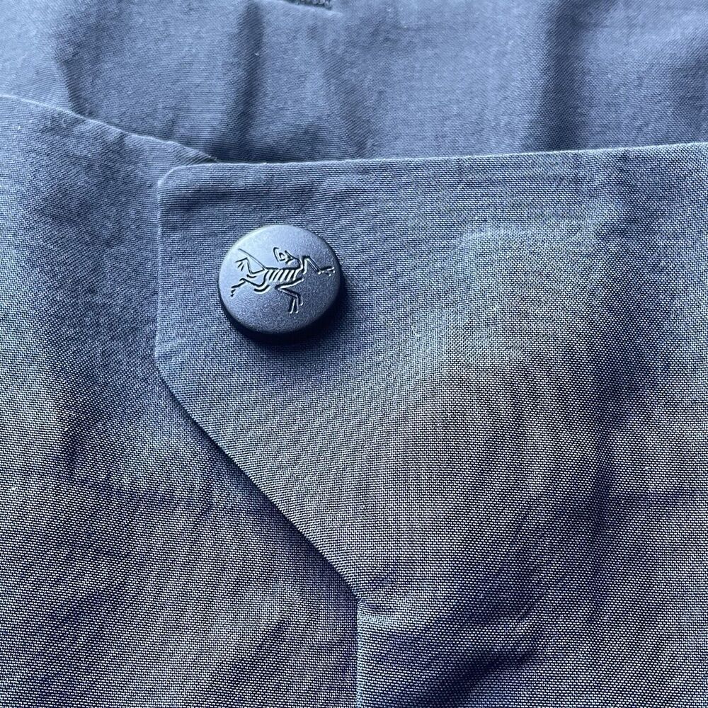 Arc'teryx Mens Sz 2XL GoreTex Pants Snow Ski Pants Black Lightweight Nylon Shell - Picture 11 of 16